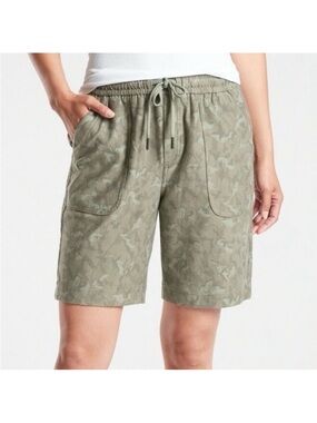 Athleta Farallon Stratum Camo Bermuda Olive Green Camo 4 588591